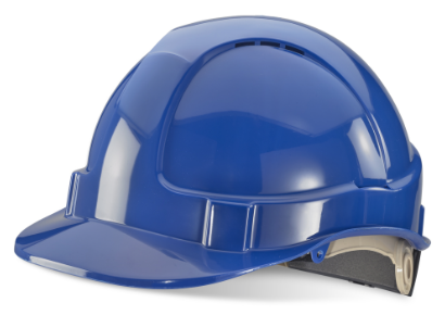 VENTED SAFETY HELMET WITH RATCHET